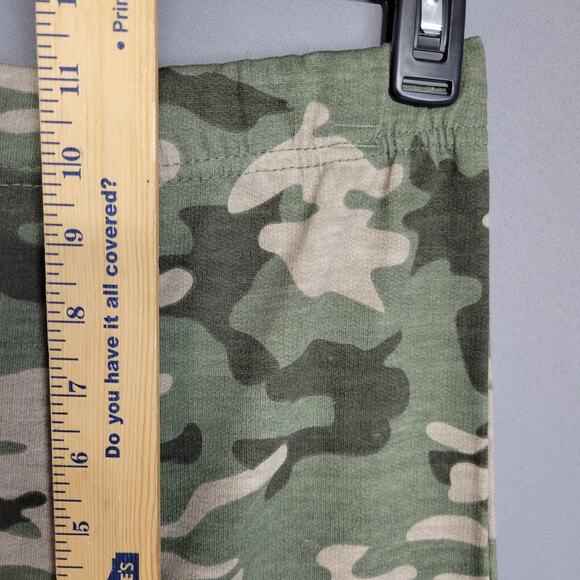 Revolution Pants Boys Medium 10 Camo Green Jogger Lounge Casual Youth Pull On - Picture 3 of 9